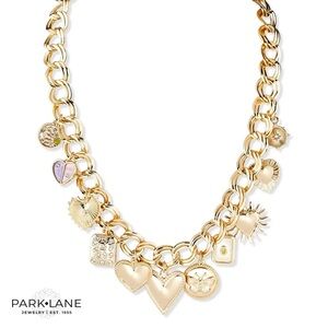 Park Lane “Clara” Gold Charm Necklace | 18”+3”| New in Box